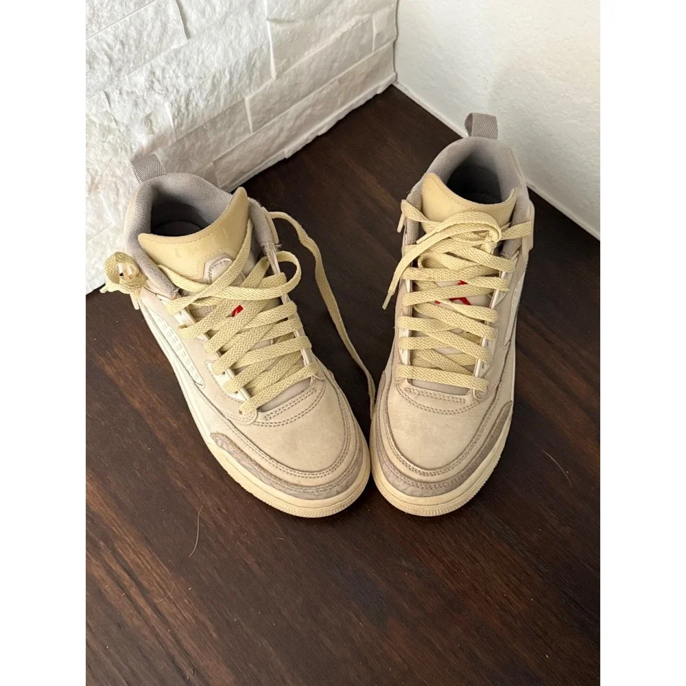 Jordan Spizike Low Coconut Milk Elephant Print! Size: Boys 6Y